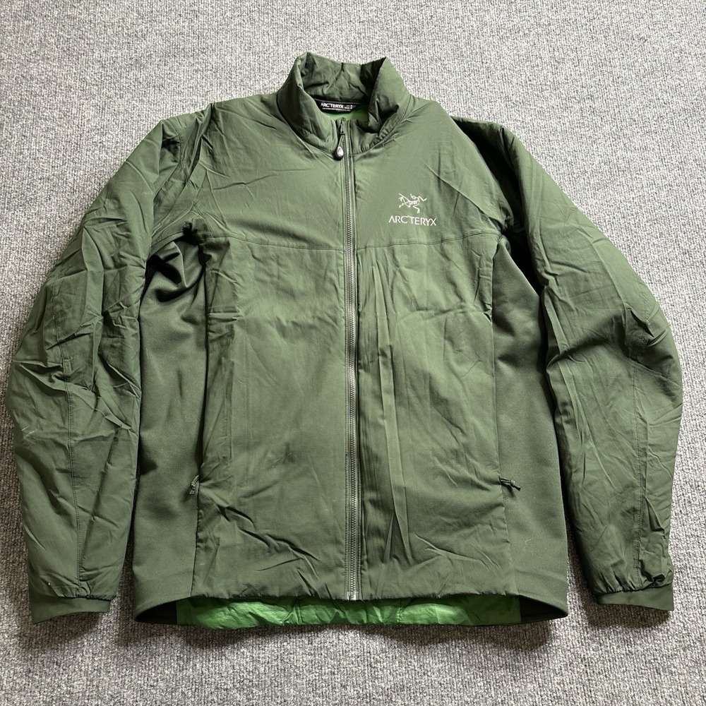 Arcteryx Atom LT Jacket Men's M Green Full Zip Mid Layer Gorpcore 24478 READ